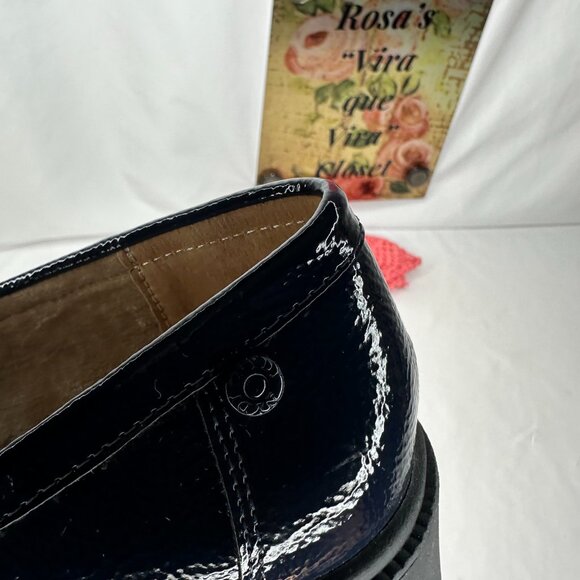 NW/OT or box NYDJ Henna Platform Loafer Navy Size 8.5 M - Picture 10 of 16